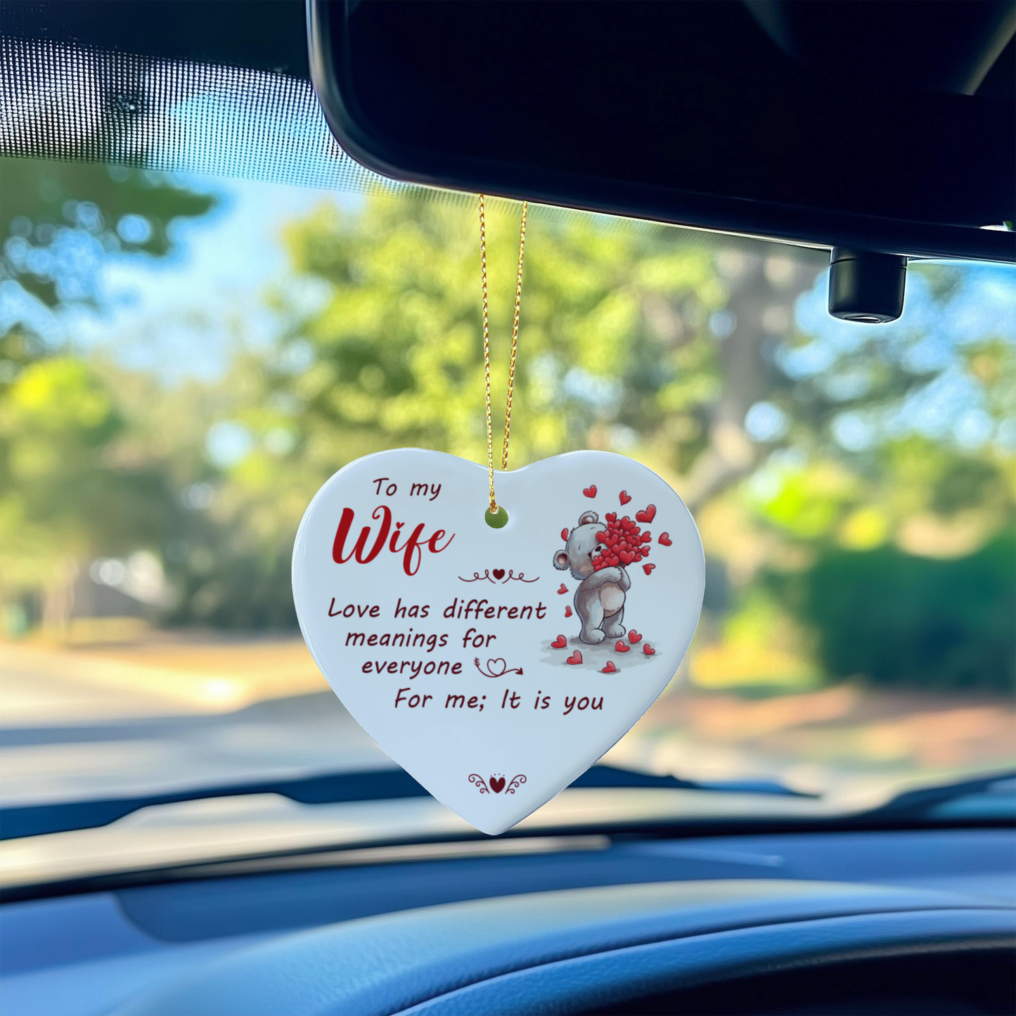 Wife Heart Ornament