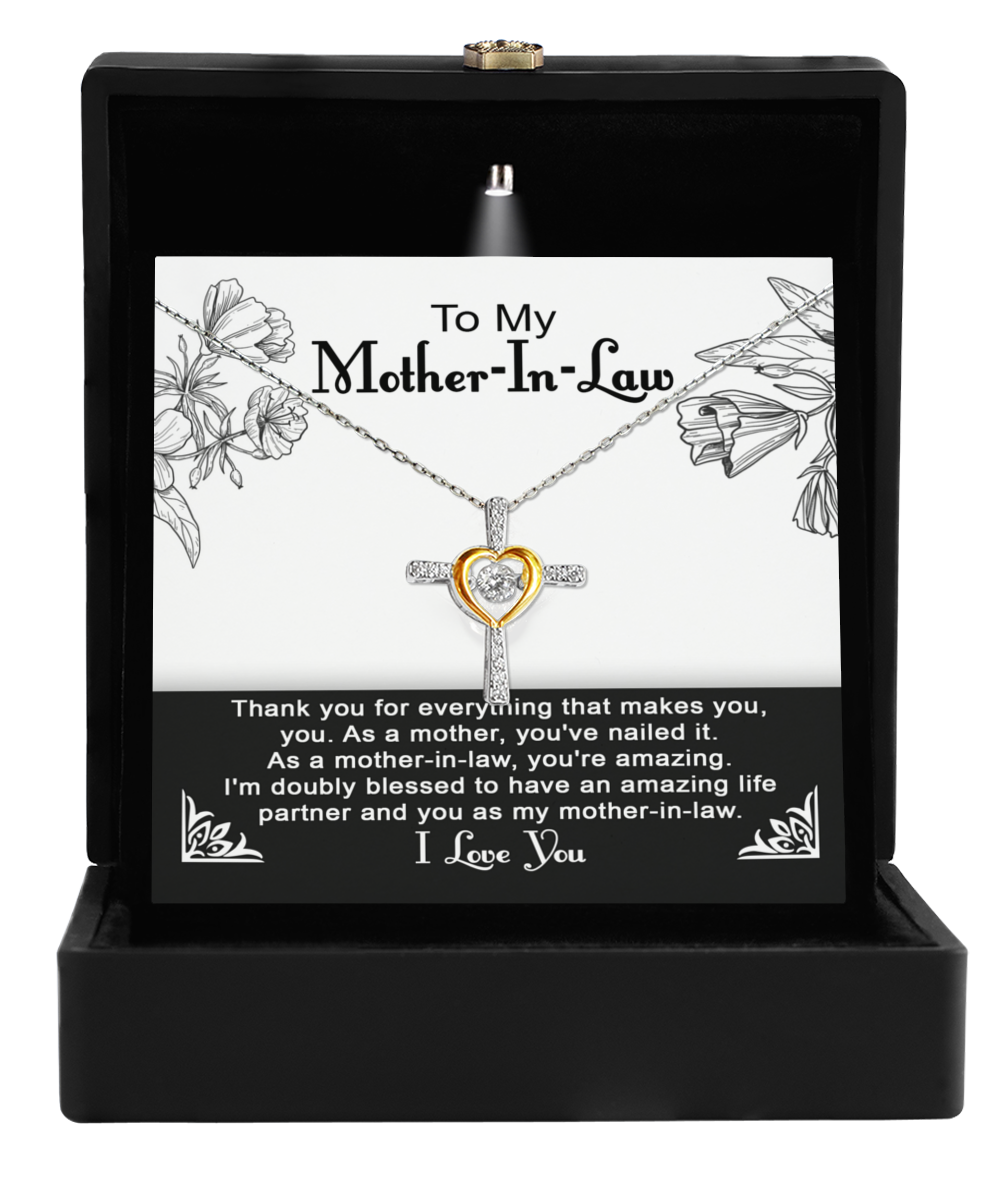 Mother-In-Law Cross Necklace