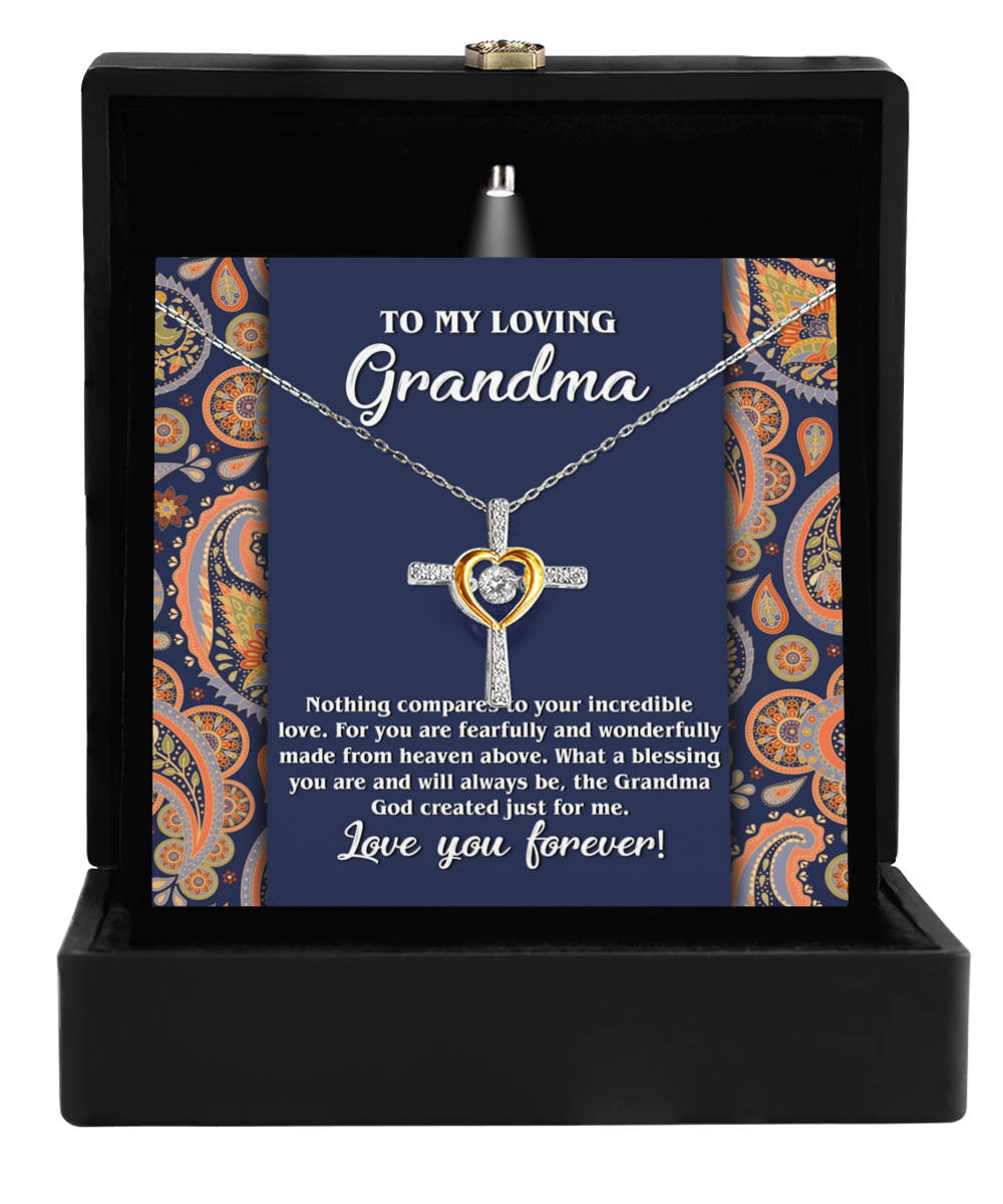 Loving Grandma Cross Necklace