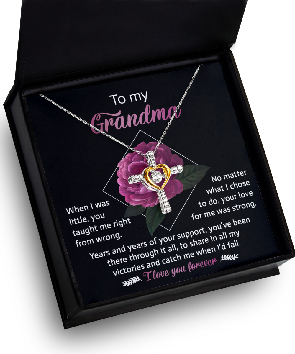 Grandma Love Cross Necklace