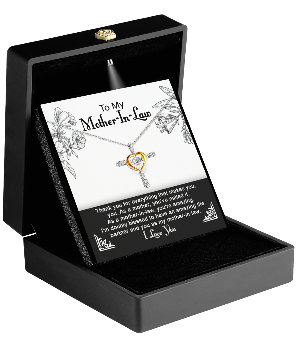 Mother-In-Law Cross Necklace