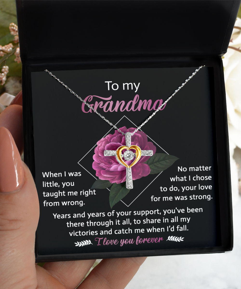 Grandma Love Cross Necklace